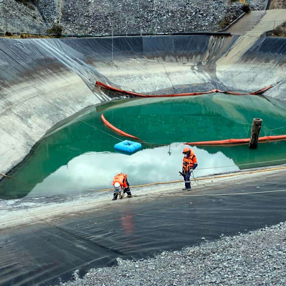 Instalación de geosintéticos
