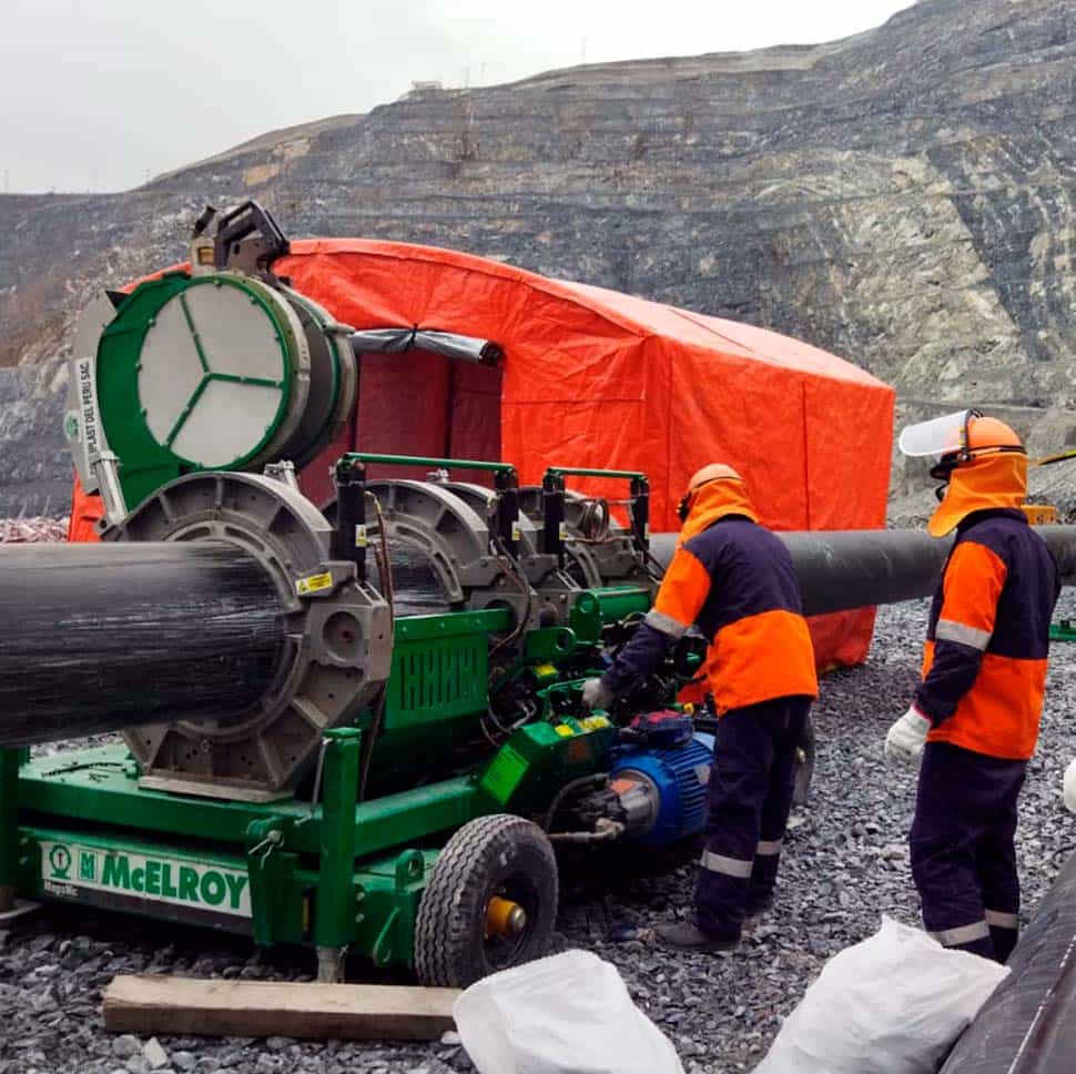 Termofusión e instalación de tuberías hdpe